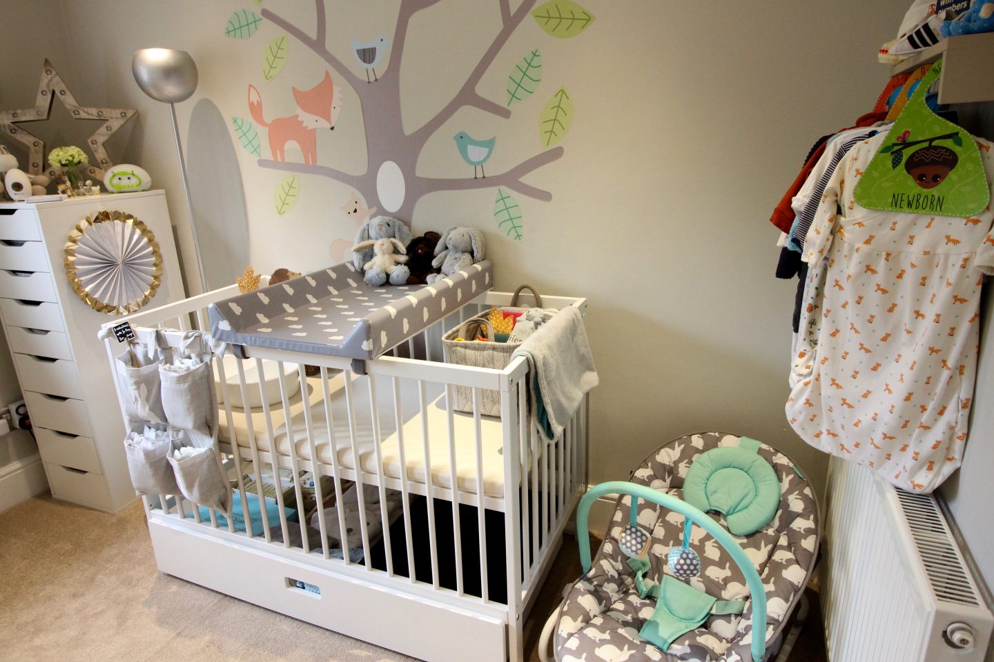 Our Woodland Themed Nursery Tour including Ikea Hacks!