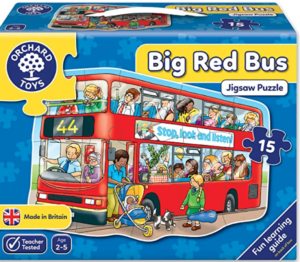 Big Red Bus Floor Puzzle